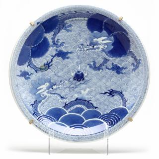 Appraisal: Japanese Arita Charger with Dragons mid to late th century