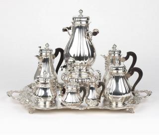 Appraisal: A silver coffee and tea service Cardeilhac - Paris a