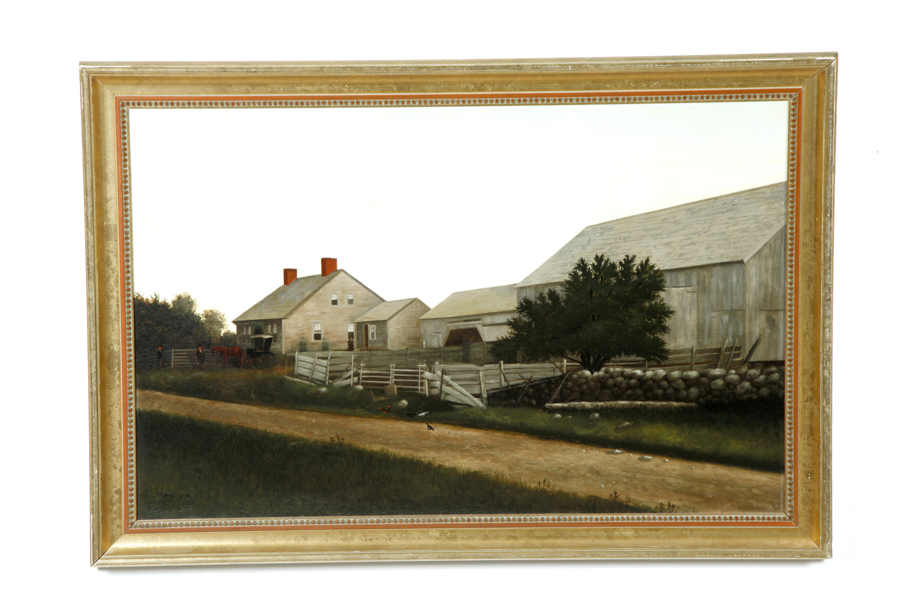 Appraisal: PORTRAIT OF A FARM BY E KNOX AMERICAN LATE TH