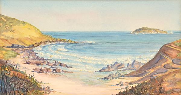 Appraisal: DOROTHY THIEME PETREL COVE WATERCOLOUR SIGNED LOWER LEFT X CM