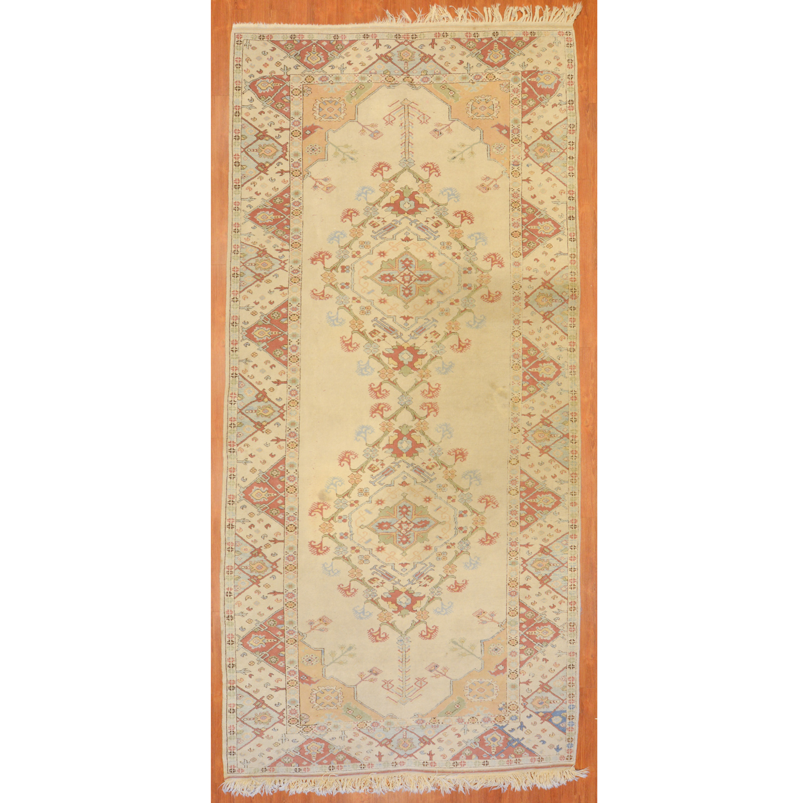 Appraisal: MILAS CORRIDOR RUG TURKEY X Fourth quarter- th century hand-knotted