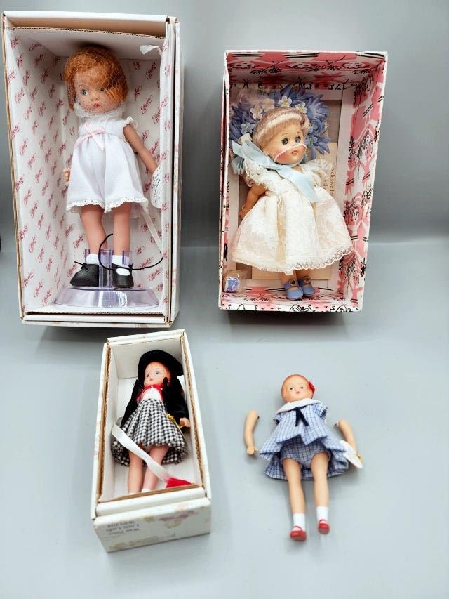 Appraisal: Group includes an Effanbee Patsyette Rooted Red Head Doll NRFB