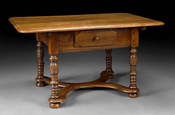 Appraisal: A Louis XIV walnut table late th early th century