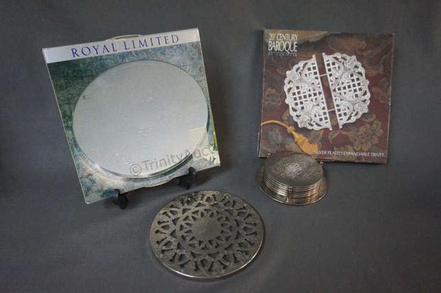 Appraisal: Estate grouped lot of silverplate - Royal Limited Boxed set