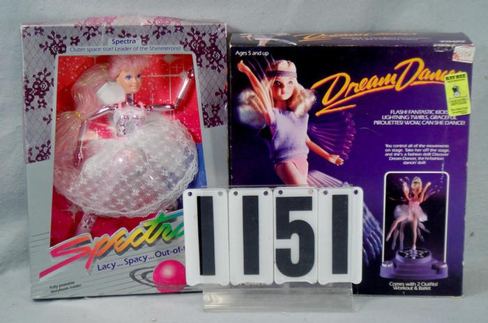 Appraisal: Lot of dolls in original boxes Spectra and Dream Dancer