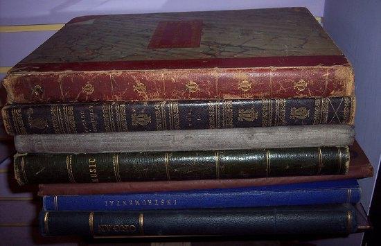 Appraisal: Clementi M Miss Williams and other leather bound music for