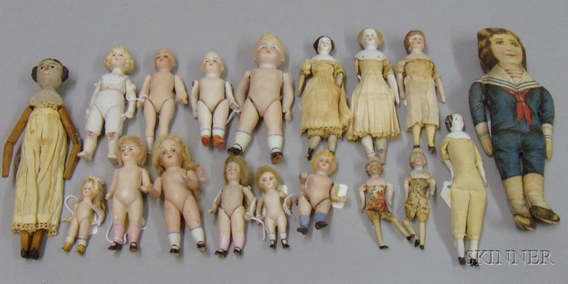 Appraisal: Large Group of Small Dolls late th early th century