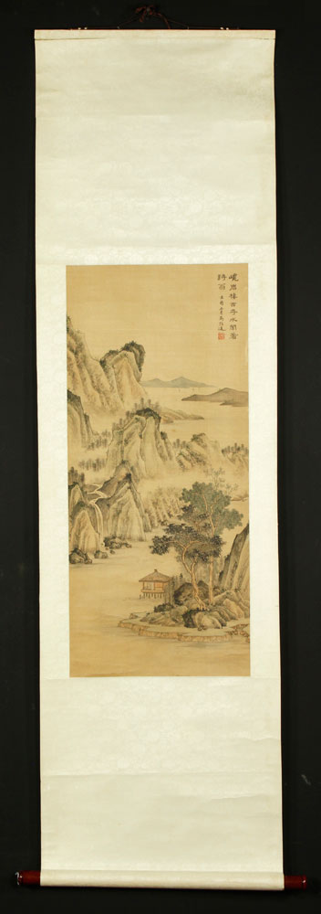 Appraisal: - Chinese Scroll Painting Chinese scroll painting signed x image