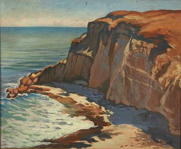 Appraisal: William Seltzer Rice American - Cliffs at Capsitrano signed 'W