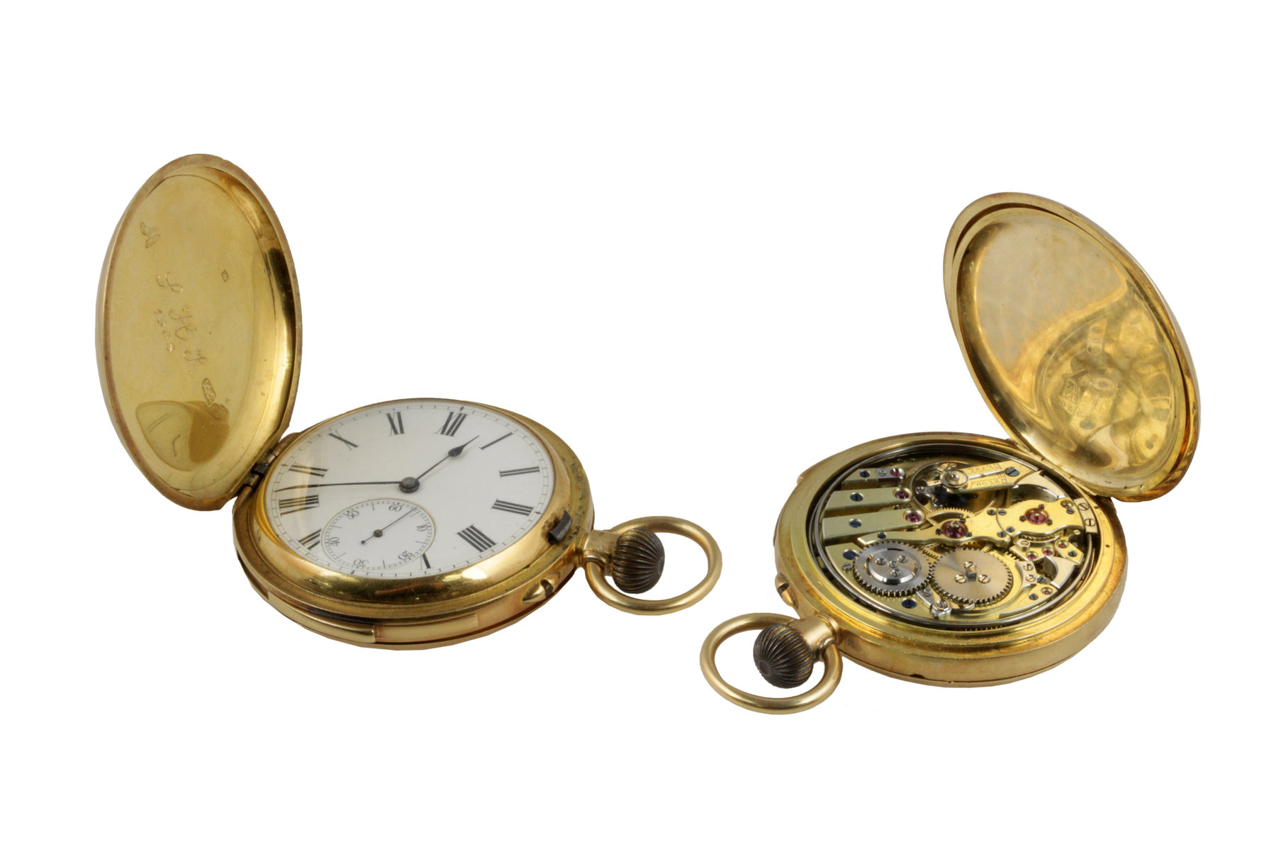 Appraisal: An ct gold cased five-minute repeating hunter pocket watch the