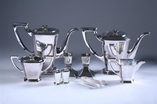 Appraisal: NINE-PIECE JAPANESE STERLING SILVER COFFEE AND TEA SERVICE Sterling marks