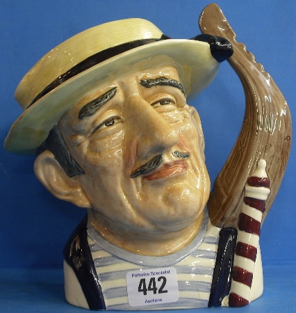 Appraisal: Royal Doulton Large Character Jug Gondolier D