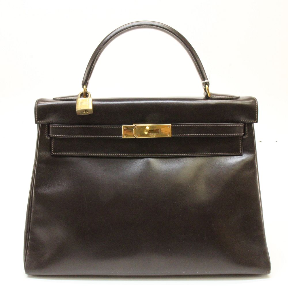 Appraisal: Hermes Kelly Retourne A vintage Hermes Kelly Retourne circa in