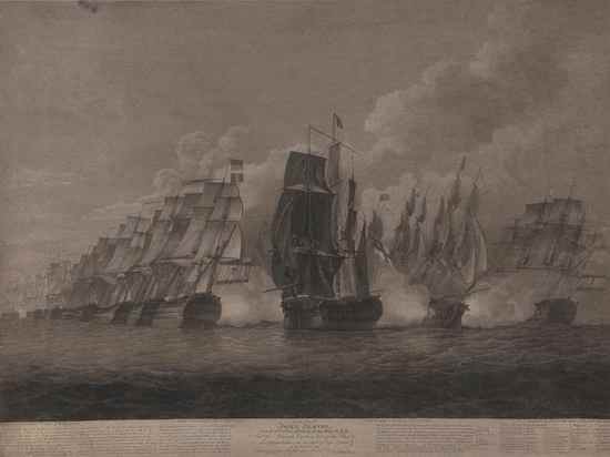 Appraisal: James Fittler - plates of the British and Spanish Fleets