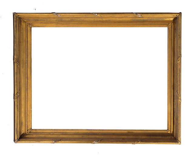 Appraisal: A TH CENTURY GILT FRAME the moulded edge with leaf