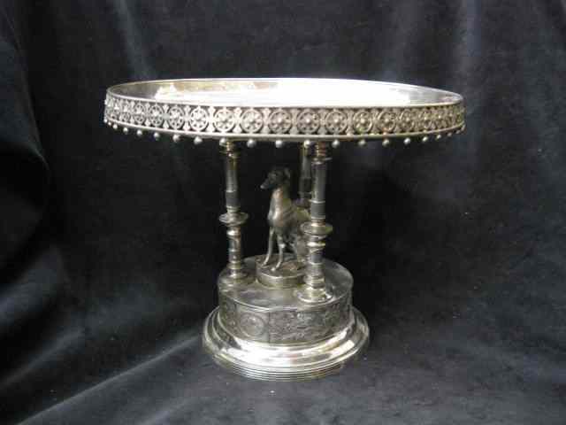 Appraisal: Reed Barton Silverplate Stand figure of a dog in base