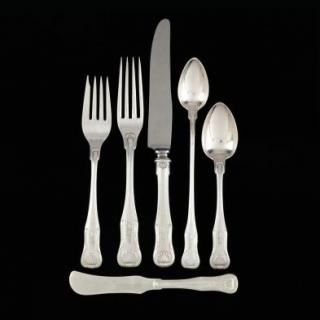 Appraisal: S Kirk Son King Sterling Silver Flatware Service pieces service