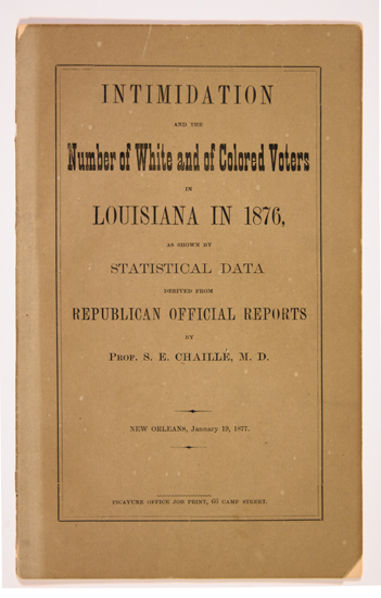 Appraisal: SLAVERY AND ABOLITION--RECONSTRUCTION CHAILLE S TANFORD E Intimidation and the