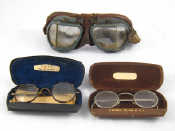 Appraisal: A mixed lot comprising two pairs of vintage spectacles and