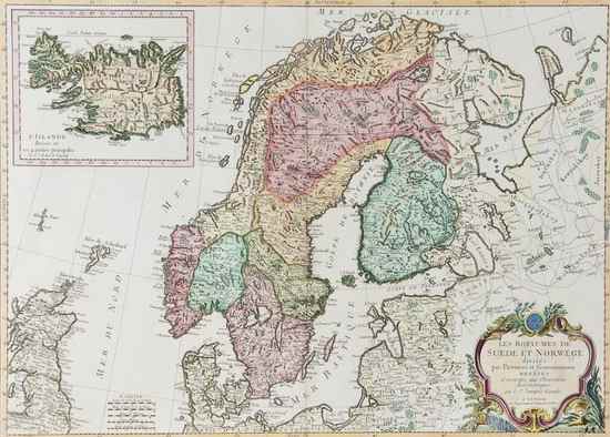 Appraisal: Janvier Jean Les Royaumes de Suede et Norwege Scandinavia with