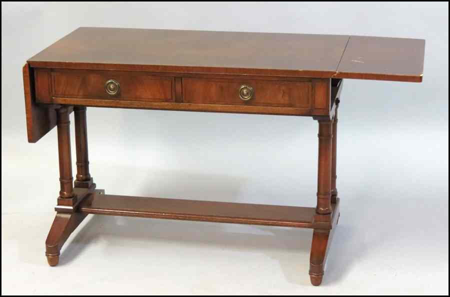 Appraisal: MAHOGANY DROP LEAF TABLE Fine Arts Furniture Grand Rapids H