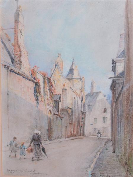 Appraisal: Charles Jouas French - Angers Rue Vauvert Estimate -