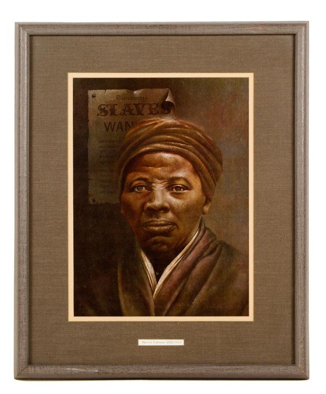 Appraisal: - Portrait Harriet Tubman Lithograph Portrait of Harriet Tubman lithograph