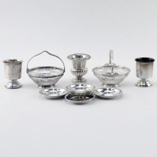 Appraisal: Ten Sterling Silver Table Top Items Ten Sterling Silver Table