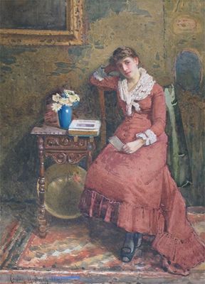 Appraisal: Carlton Alfred Smith - Thinking of somebody Signed and dated