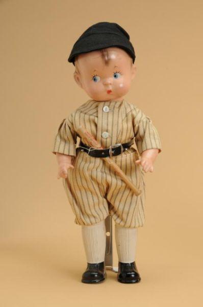 Appraisal: Rare Effanbee Skippy Baseball Player America ca Effanbee composition head