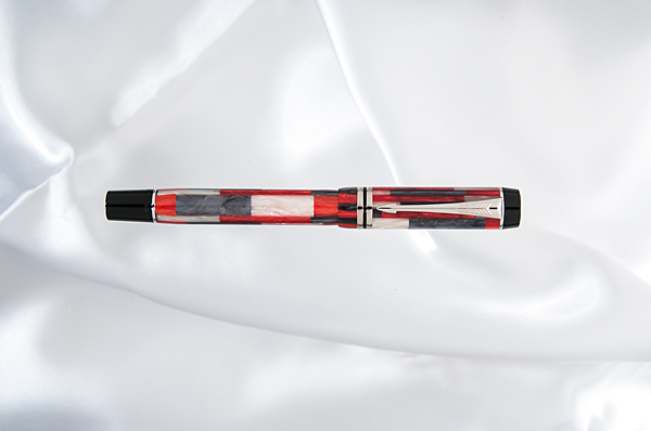 Appraisal: This Parker classic red mosaic fountain pen is a Parker