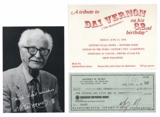 Appraisal: Vernon Dai David Frederick Wingfield Verner Collection of Vernon Ephemera