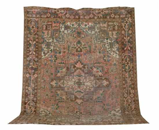 Appraisal: Persian Heriz carpet early th century ' '' x '