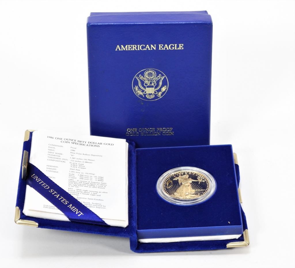 Appraisal: UNITED STATES AMERICAN EAGLE GOLD COIN United States One ounce