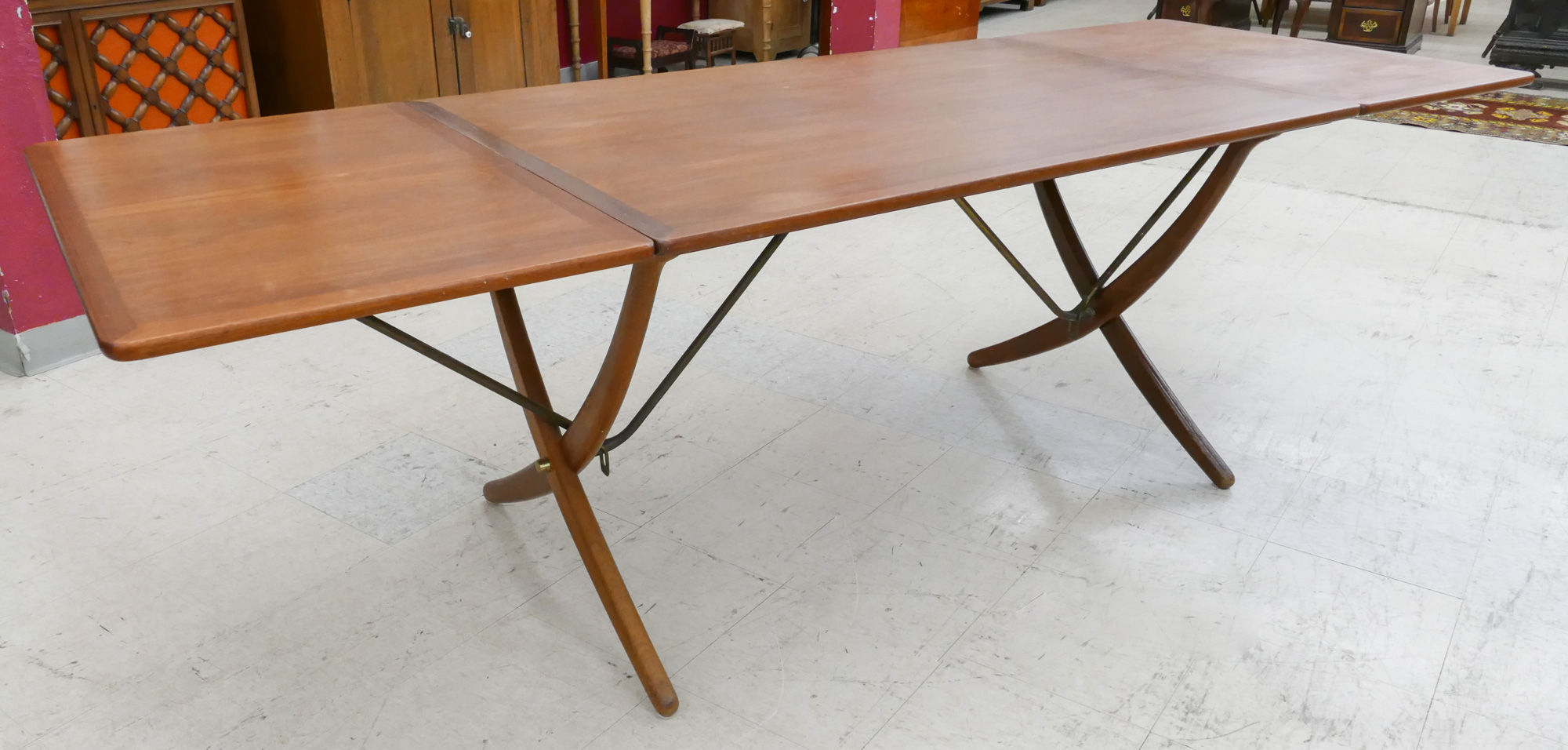 Appraisal: Hans Wegner for Andreas Tuck Danish Teak Dining Table ''x