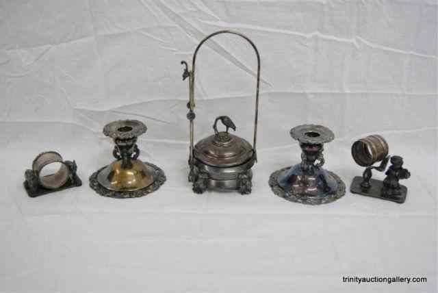 Appraisal: Group Lot of Silverplate Collectible ItemsThis is for a nice