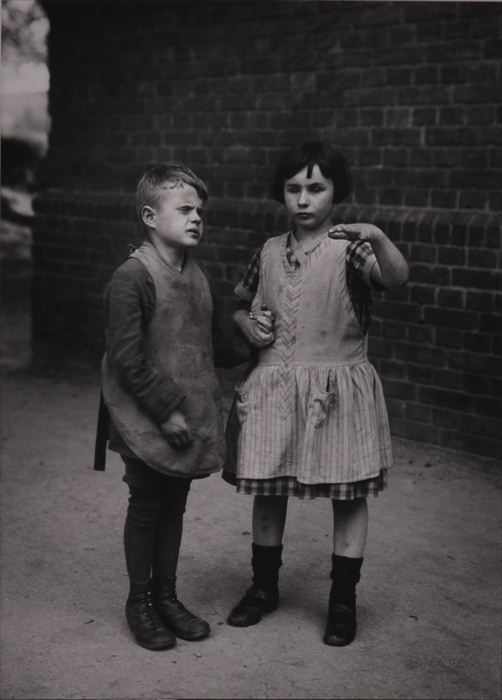 Appraisal: AUGUST SANDER - BLIND CHILDREN DUREN GERMANY Gelatin silver print