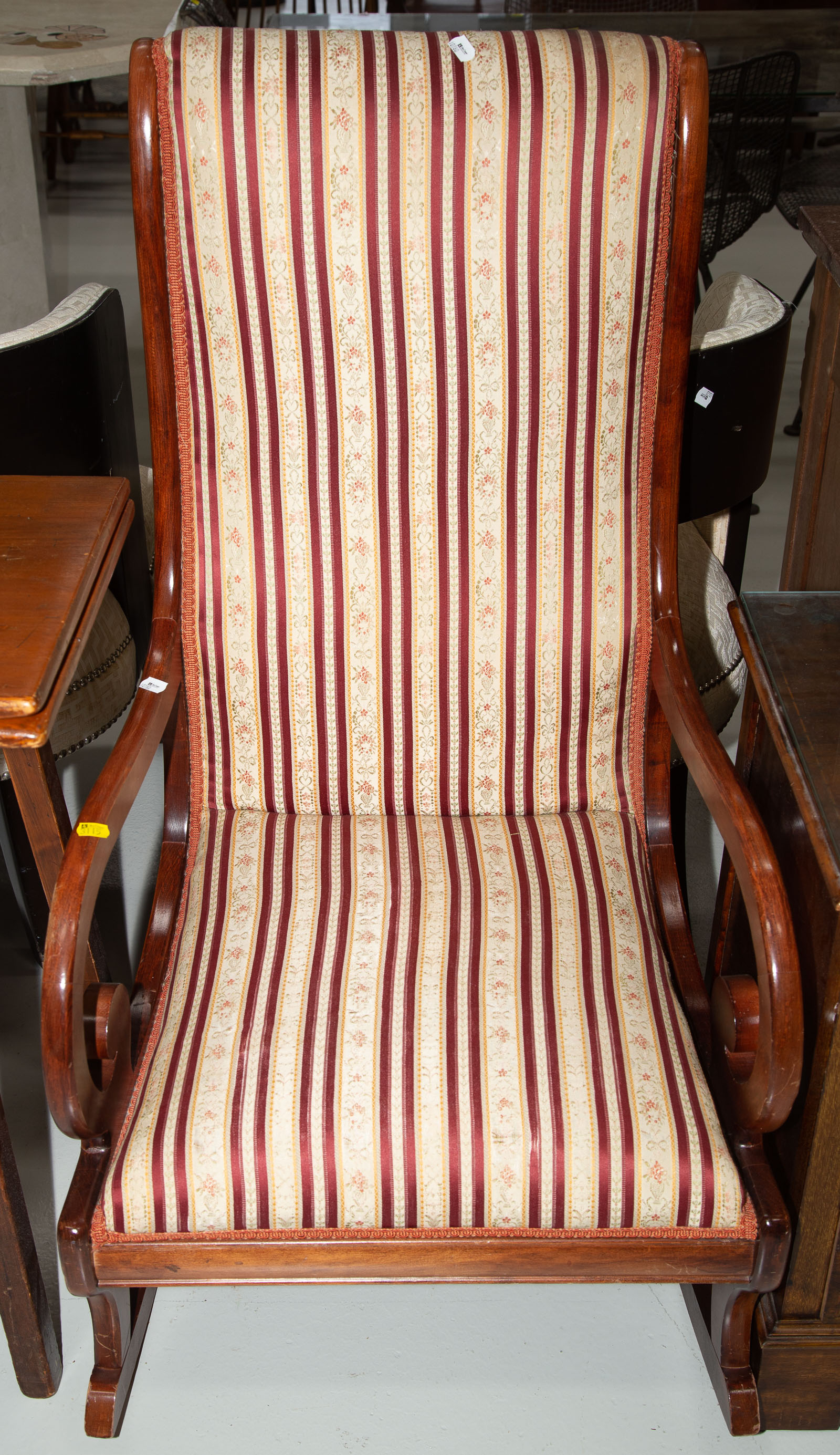 Appraisal: VICTORIAN STYLE ROCKING CHAIR in H in W