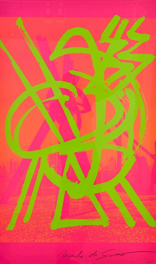 Appraisal: Mark di Suvero Untitled Screenprint Mark di Suvero b Untitled