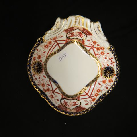 Appraisal: Royal Crown Derby Porcelain Serving Dish Imari style decoration early