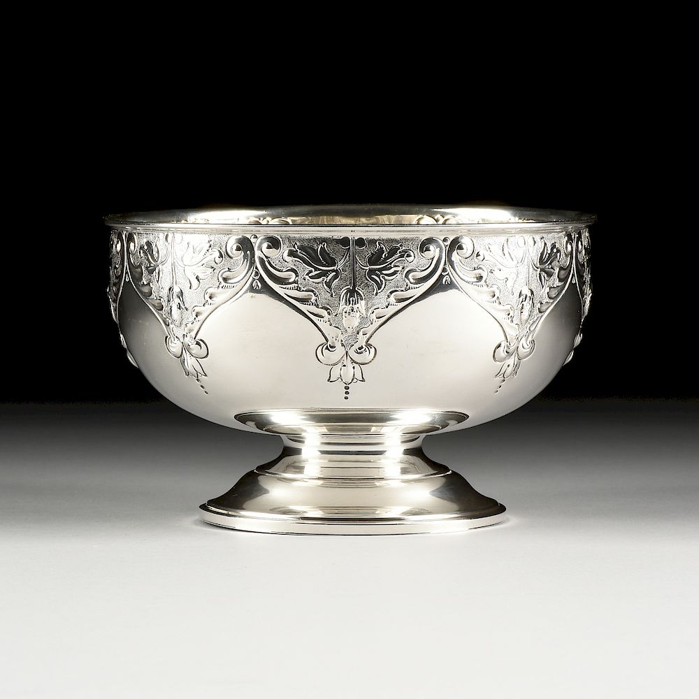 Appraisal: AN EDWARD VII STERLING SILVER CENTER BOWL BY CHARLES EDWARDS