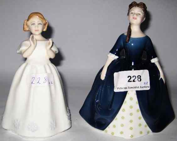 Appraisal: Royal Doulton Figures Catherine HN and Debbie HN