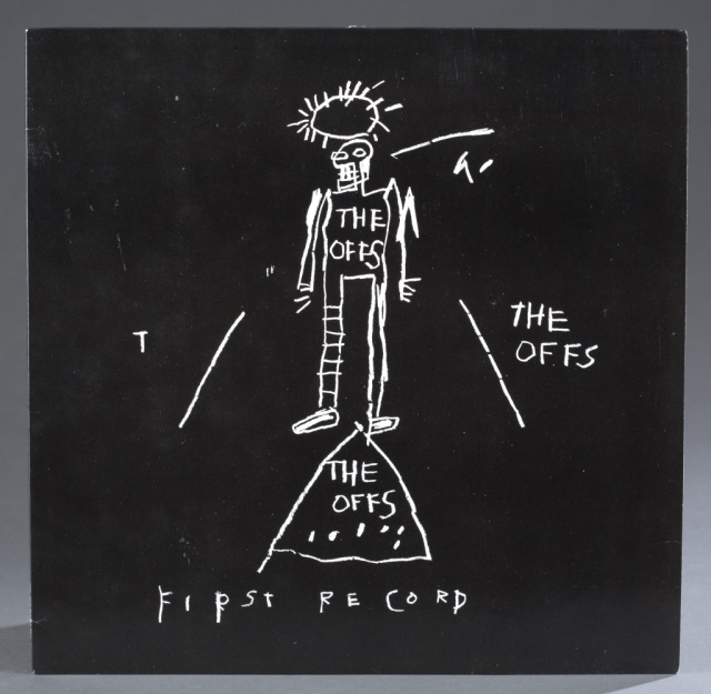 Appraisal: Jean-Michel Basquiat LP The Offs LP Offset screenprint on vinyl