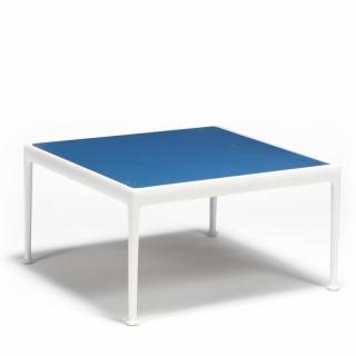 Appraisal: Richard Schultz Collection Coffee Table Knoll blue enamel inset top