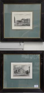 Appraisal: Set of six John Caspar Wild lithographs from Views of