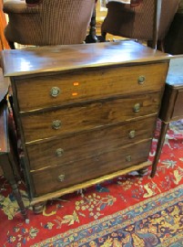 Appraisal: TH CENTURY GEORGIAN STYLE MAHOGANY FOUR DRAWER CHEST