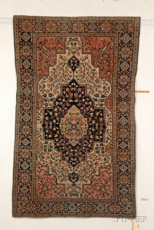 Appraisal: Sarouk Rug West Persia late th early th century slight