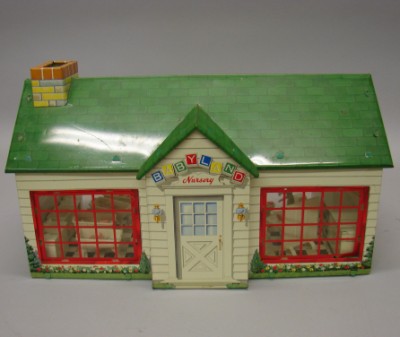 Appraisal: MARX Babyland Nursery w accessories Tin Babyland Nursery x x