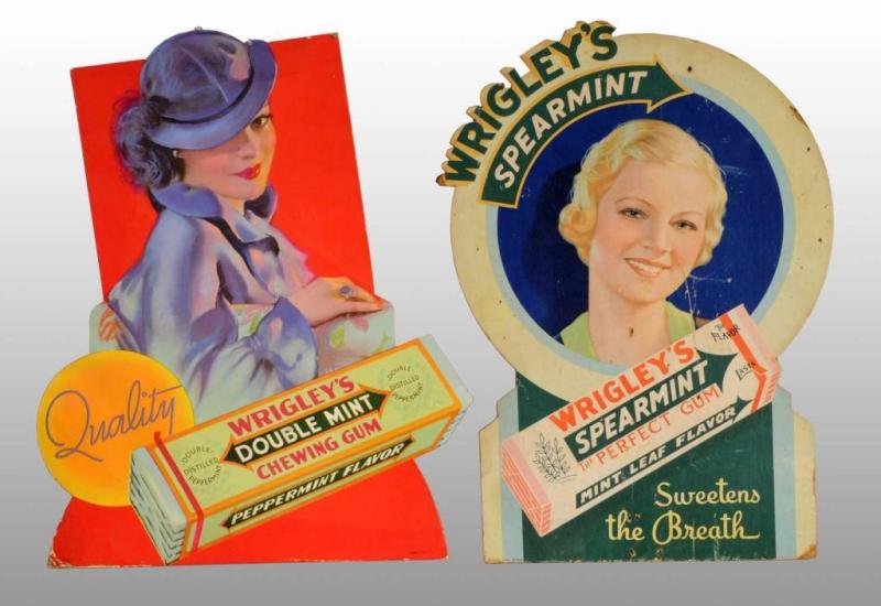 Appraisal: Lot of Cardboard Wrigley's Signs Description to Includes one sign