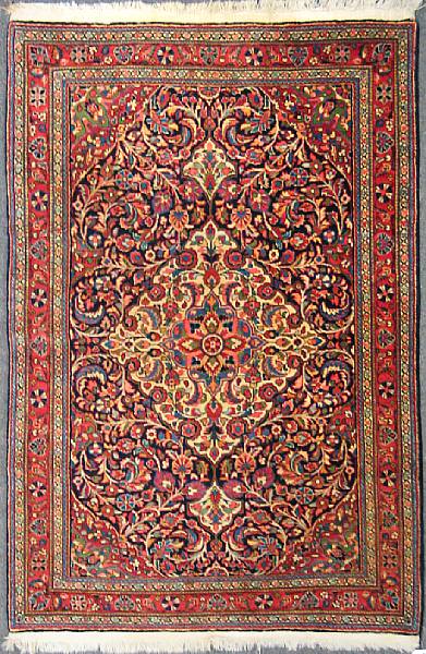 Appraisal: A Jozan rug size approximately ft in x ft in